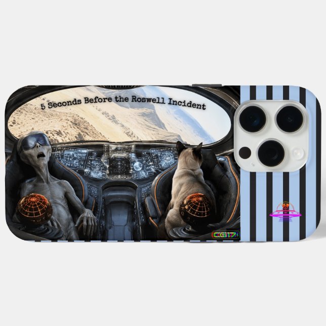 Roswell UFO Case-Mate iPhone Case (Back (Horizontal))