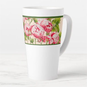 Rosy Abundance on a Large Latte Mug (B)