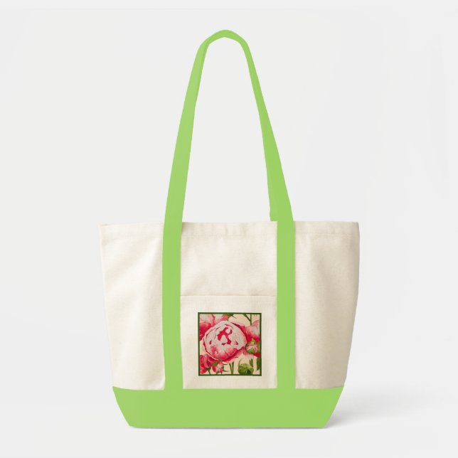 Rosy Abundance on an Impulse Tote  Bag (Front)