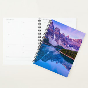 Rosy Clouds Before Sunrise at Moraine Lake Planner