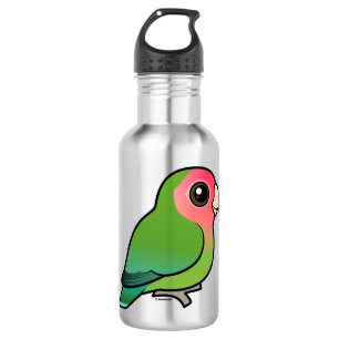 Rosy-faced Lovebird 532 Ml Water Bottle