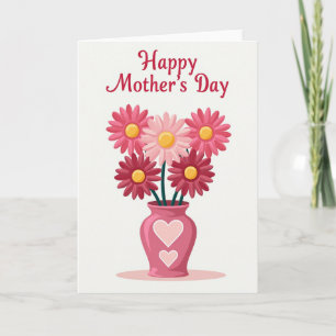 Rosy Floral Bouquet Card