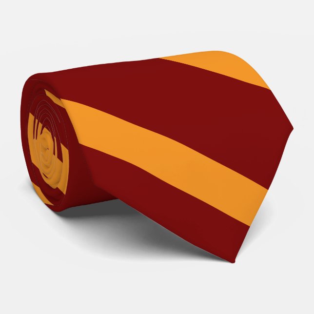 Rosy Gold Stripe  Tie (Rolled)