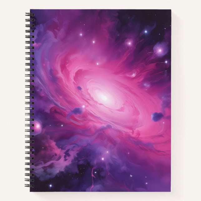 Rosy Nebula Notebook (Front)