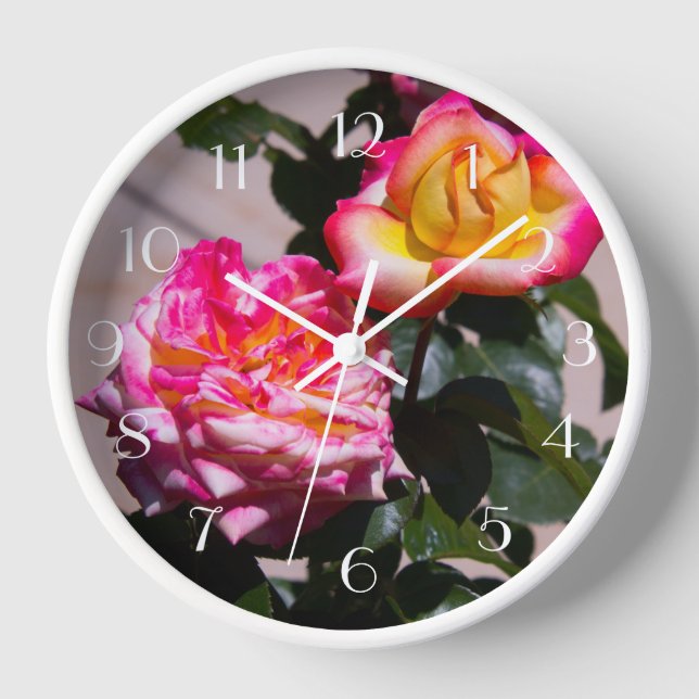 Rosy Outlook Clock (Front)