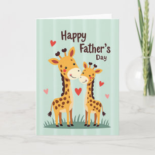 Rosy Savanna Fathers Day Card