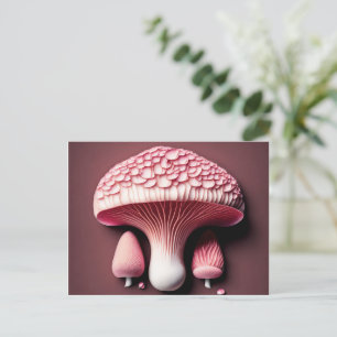 Rosy Veincap Mushroom Postcard