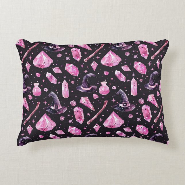 Rosy Witch  Accent Pillow (Front)