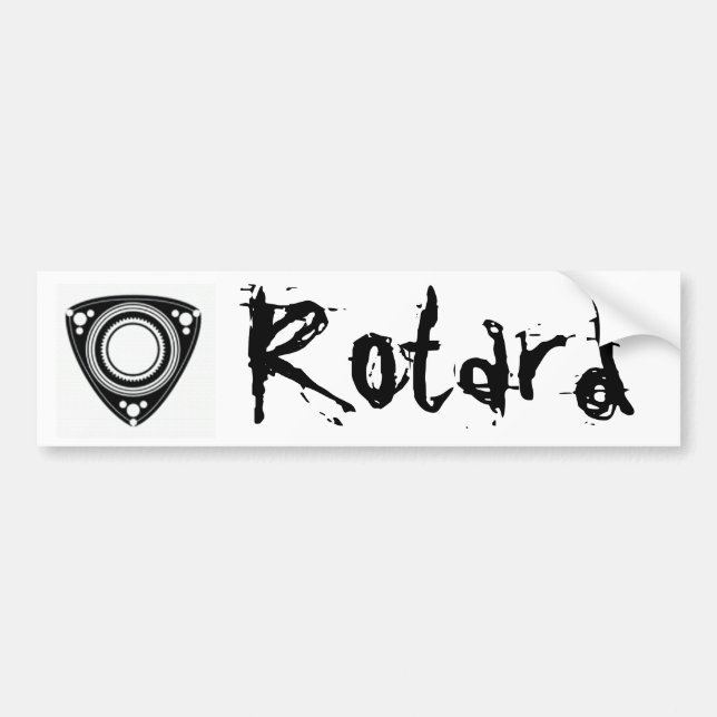 Rotard Bumper Sticker (Front)
