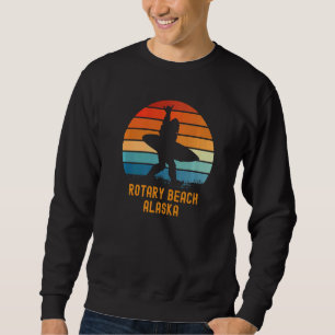 Rotary Beach  Alaska Sasquatch Souvenir Sweatshirt
