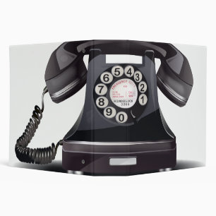 Rotary Dial Telephone Binder