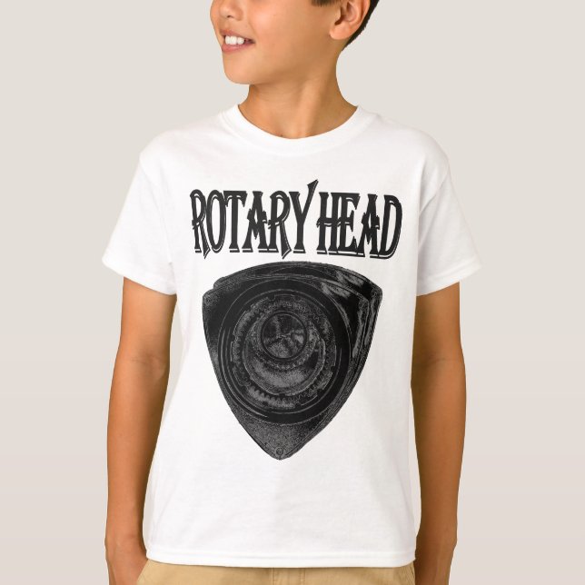 Rotary Engine Rotary Head Car T-Shirt (Front)