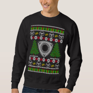 Rotary Engine Ugly Christmas Sweater Wankel Sports