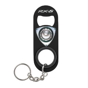 Rotary Mini Bottle Opener With Keychain