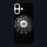Rotary Phone Dial iPhone 16 Case<br><div class="desc">Photograph of a black rotary phone dial. Copyright 2014 by Margaret E. Cmelik.</div>