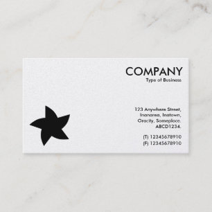 Rotating Star Symbol - Alternating Sides Business Card