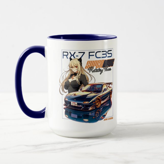 Rotatory Power RX-7 FC3S - JDM Legend Mug (Left)