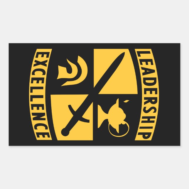 ROTC Reserve Officer Training Corps Military Sticker (Front)