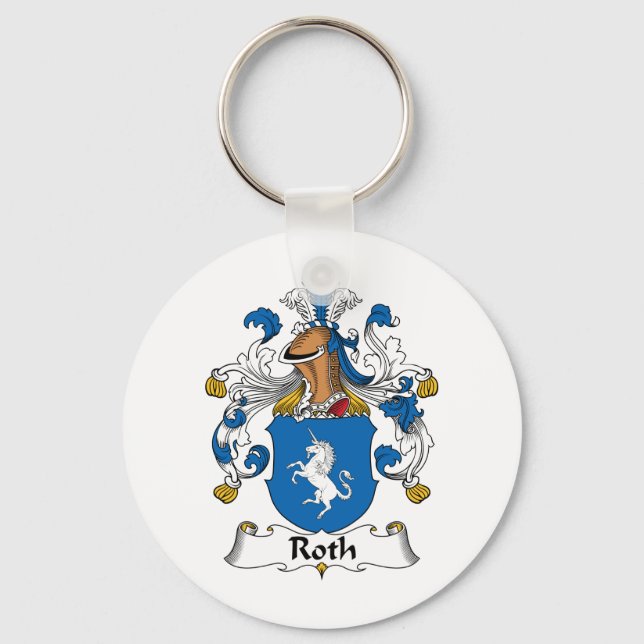 Roth Family Crest Keychain (Front)