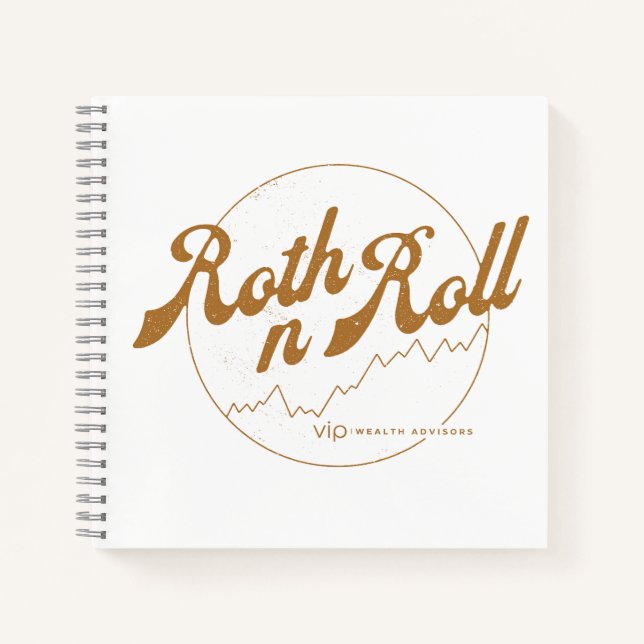 Roth n Roll Finance Humor Notebook (Front)