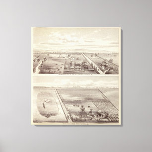 Roth, Scruggs ranches Canvas Print