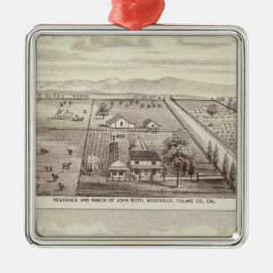 Roth, Scruggs ranches Metal Ornament