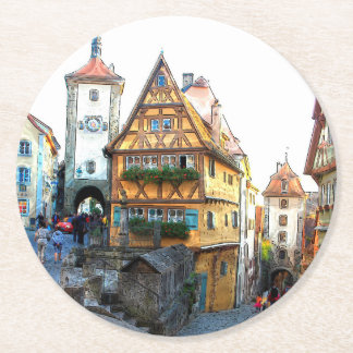 Rothenburg20150903 Round Paper Coaster