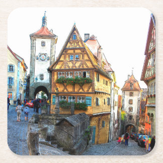 Rothenburg20150903 Square Paper Coaster