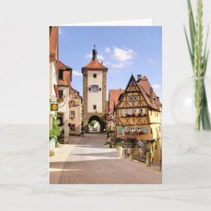 ROTHENBURG, GERMANY CARD