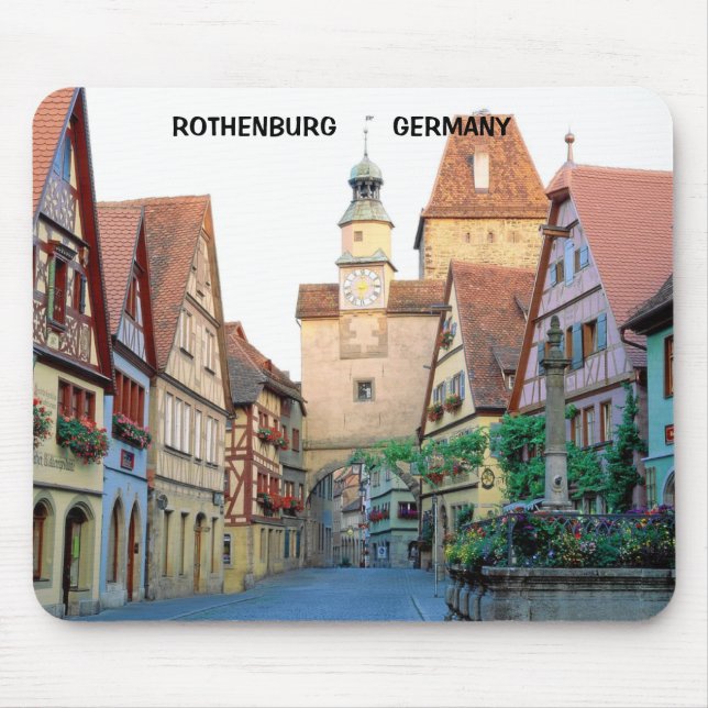 ROTHENBURG GERMANY MOUSE PAD (Front)