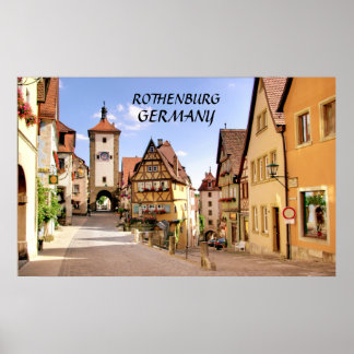 ROTHENBURG, GERMANY POSTER