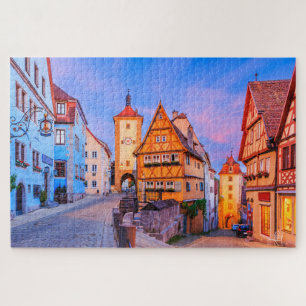 Rothenburg ob der Tauber, Bavaria, Germany. Jigsaw Puzzle