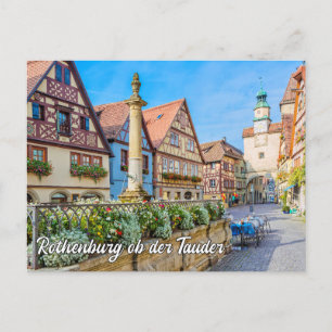 Rothenburg ob der Tauber, Germany Postcard