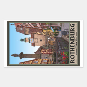 Rothenburg od Tauber - Markusturm Sticker