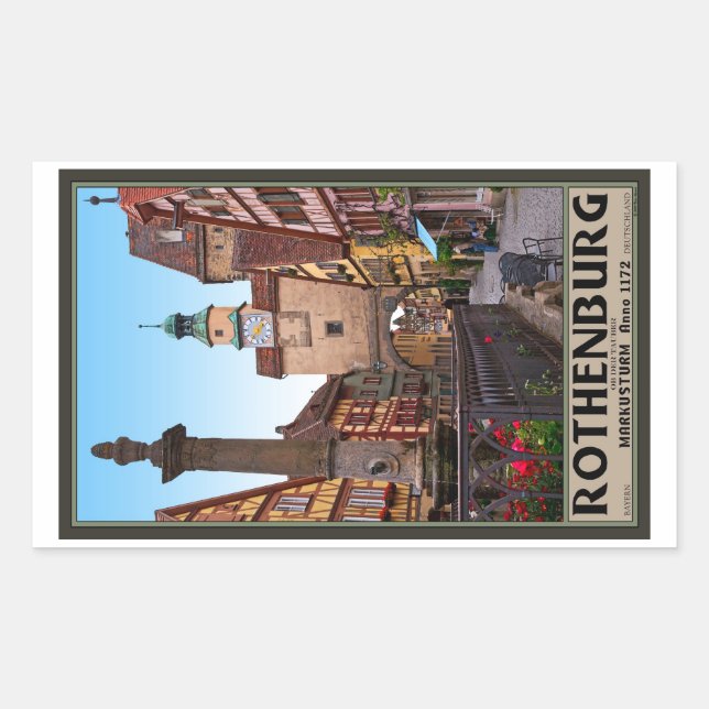 Rothenburg od Tauber - Markusturm Sticker (Front)
