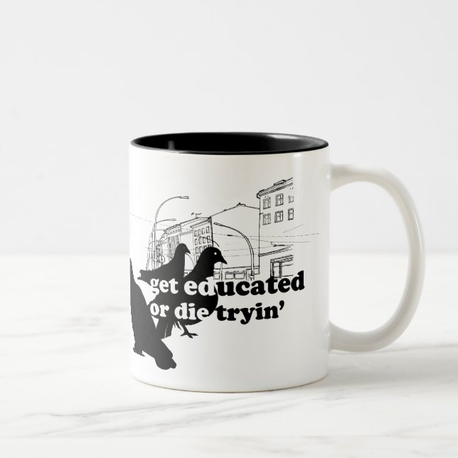Rothenhagen "Get Educated" Two-Tone Coffee Mug (Right)