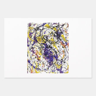 Rothko or Pollock v12 by Unknown Wrapping Paper Sheet