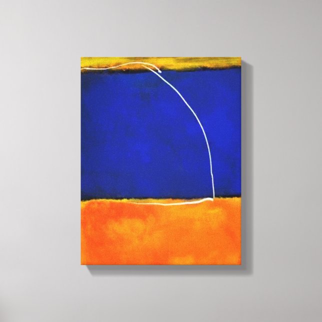 Rothko or Pollock v2 by Unknown Canvas Print (Front)