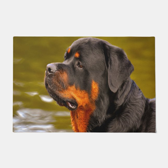 Rothweiler Dog Doormat (Front)