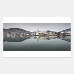 Rottach-Egern at the Tegernsee, Bavaria in winter Sticker