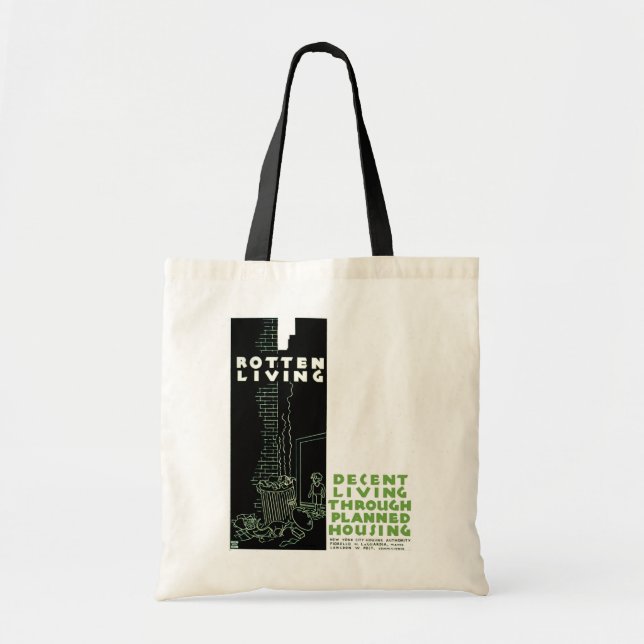 Rotten Living Tote Bag (Front)