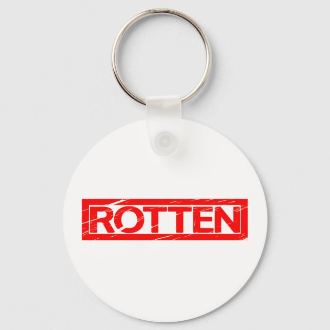 Rotten Stamp Keychain (Front)