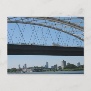Rotterdam Bridge over River Meuse Photo Postcard