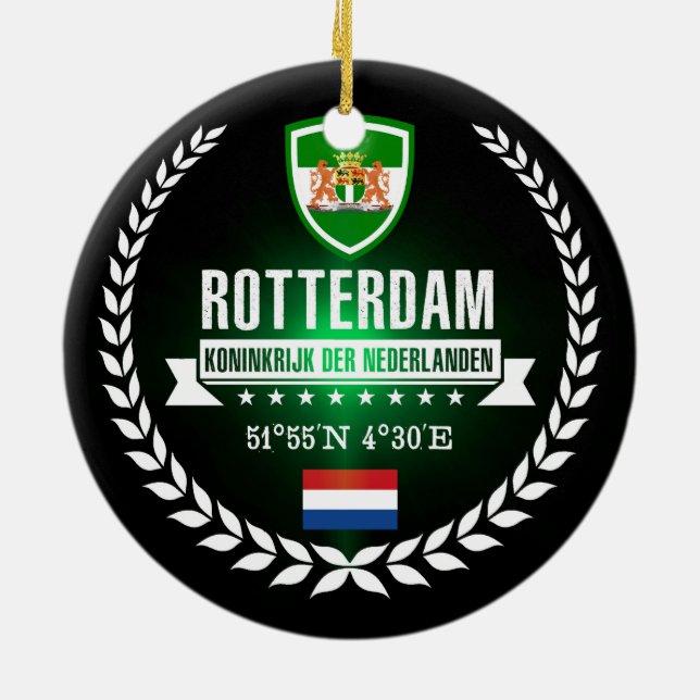 Rotterdam Ceramic Ornament (Back)