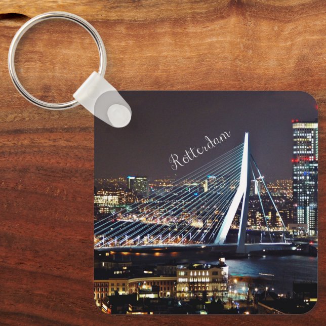 Rotterdam Cityscape Keychain (Front)