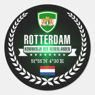 Rotterdam Classic Round Sticker