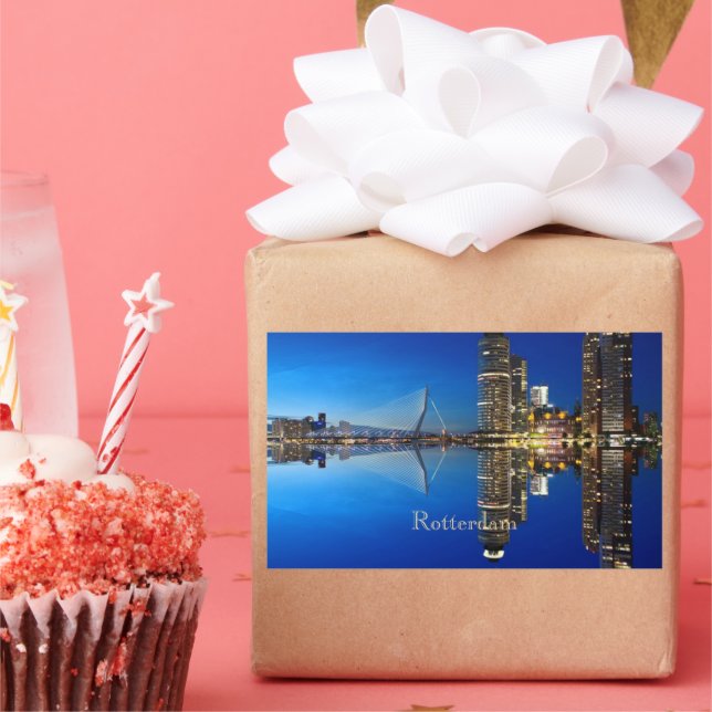 Rotterdam, Landscape Photograph Sticker (Party)