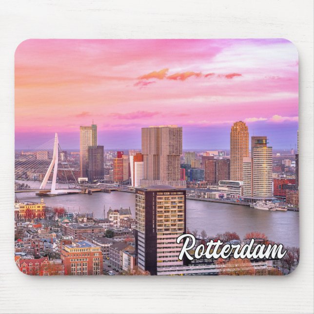 Rotterdam, Netherlands Mouse Pad (Front)