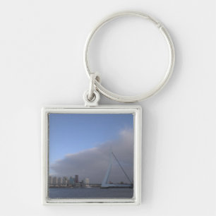 Rotterdam skyline keychain