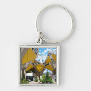 Rotterdam, the Cube Keychain